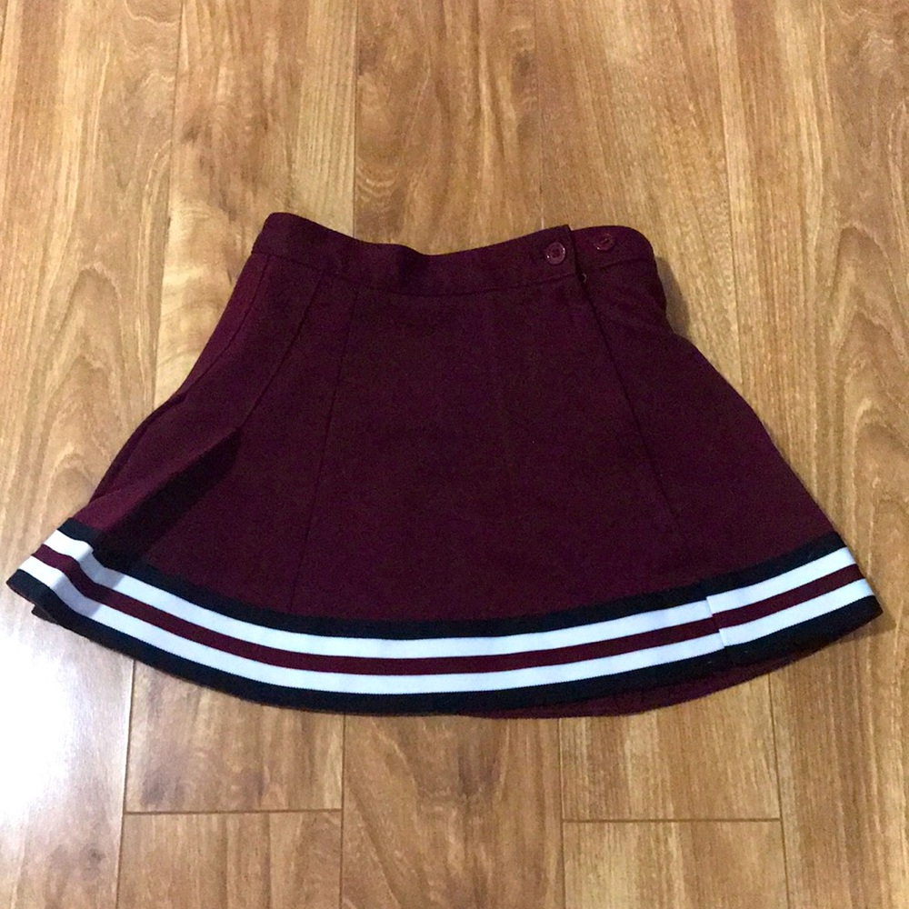 Maroon Cheer Mini skirt | 00